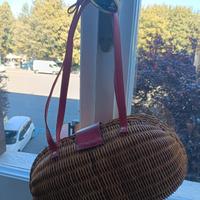 borsa vintage di midollino