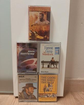 Lotto musicassette colonne sonore