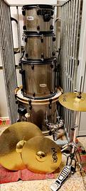 Batteria Mapex QR 4 Pezzi Drum Kit, Grey