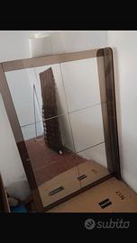 Specchio per bagno con mensola