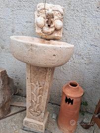 fontana con mascherone 
