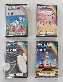 Sinclair ZX Spectrum giochi PSSST, Chess, Reversi