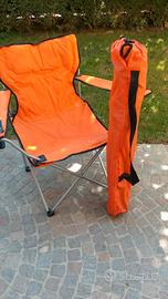 sedia pieghevole da campeggio