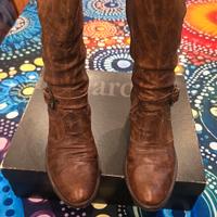 stivali cuoio da donna