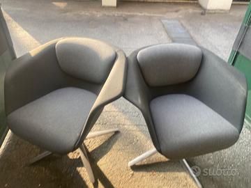 Poltrone Sedus Sweetspot – Coppia Elegante Nero/Gr