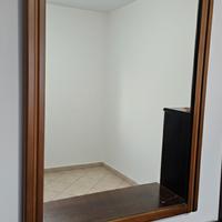 Specchio rettangolare con cornice in legno - 64x88