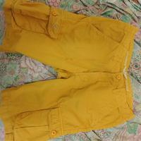 pantaloncino ocra/ giallo