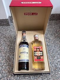 Cofanetto vintage Stock Brandy 84 e Crema Cacao