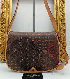 ESCADA BORSA  A TRACOLLA IN PELLE FANTASIA VINTAGE