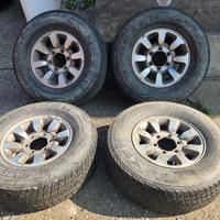 cerchi in lega gomme Pajero fuoristrada 15