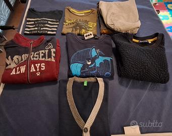 felpe, maglioni e pantaloni tuta