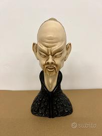 Busto vintage Guerriero Cinese in resina
