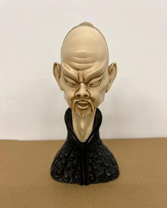 Busto vintage Guerriero Cinese in resina