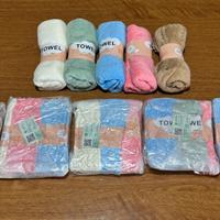 35 asciugamani in pile imballati