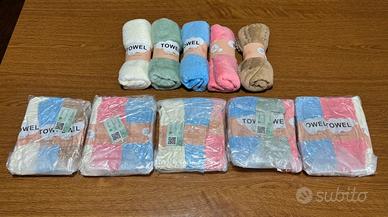 35 asciugamani in pile imballati