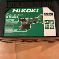 Flessibile smerigliatrice a batteria Hikoki