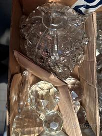 Bobeche e sfere in vetro x lampadari