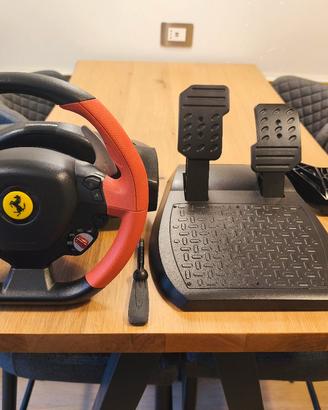 Volante Thrustmaster Ferrari 458 Xbox + Pedali
