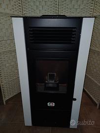 stufa a pellet 14 kw canalizzata 