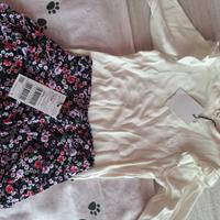 completo gonna e maglia bimba