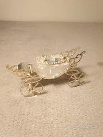 Carrozza reale in argento sterling con vetro