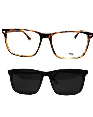 NOOP Montatura Occhiali da Vista Clip Sole Polariz