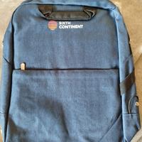 zaino sixth continent in tessuto denim, nuovo