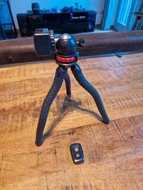 Treppiede Smartphone Octopus con telecomando
