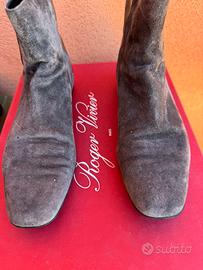 Stivaletto donna di Roger Vivier grigio