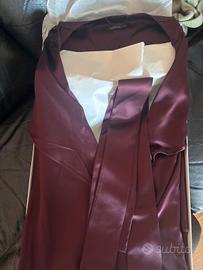 set baby doll e vestaglia in seta