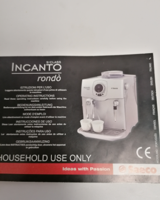Macchina caffè saeco incanto