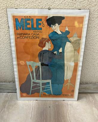 Stampa d’epoca Mele & C. di Napoli.