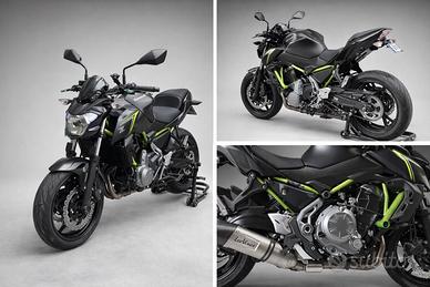 Moto Kawasaki z650 A2 - Nero Verde  - Accessori