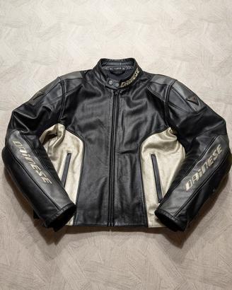 Giacca Moto Pelle Dainese Santa Monica Taglia 52