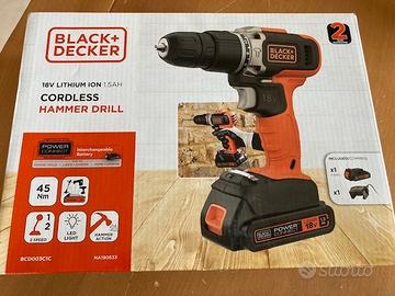 Black+Decker trapano a batteria litio BCD003C1C