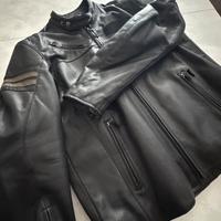 GIACCA DA MOTO IN PELLE STUD75