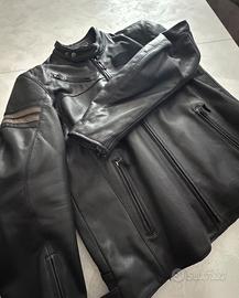 GIACCA DA MOTO IN PELLE STUD75