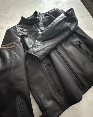 GIACCA DA MOTO IN PELLE STUD75