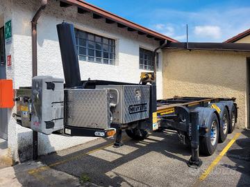 semirimorchio portacontainer ribaltabile 20' chiav