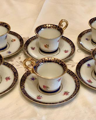 DELIZIOSE TAZZINE FINISSIMA PORCELLANA ROYAL SAXE