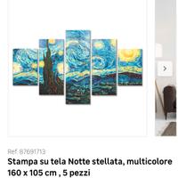 Tela notte stellata