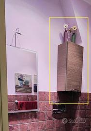 Pensile bagno finitura wengè