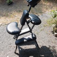 sedia massaggi pieghevole