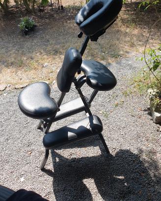 sedia massaggi pieghevole