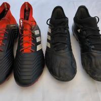  2 paia di scarpe calcio  Adidas Predator +  Copa