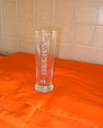 6 bicchieri BIRRA BECKS da 0,20 da collezione