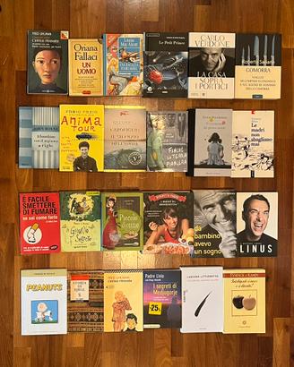 Lotto libri di vario genere