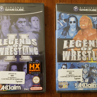 Nintendo game cube wii legends of wrestling 1 e 2