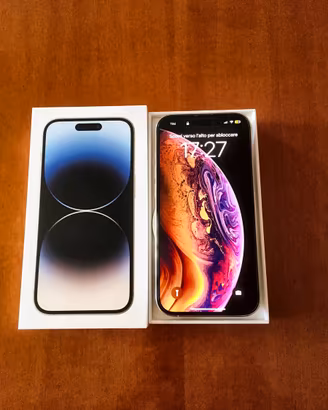 iPhone 14 Pro 256 GB Argento con scatola e cavo