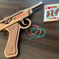 Postola in legno con 6 elastici